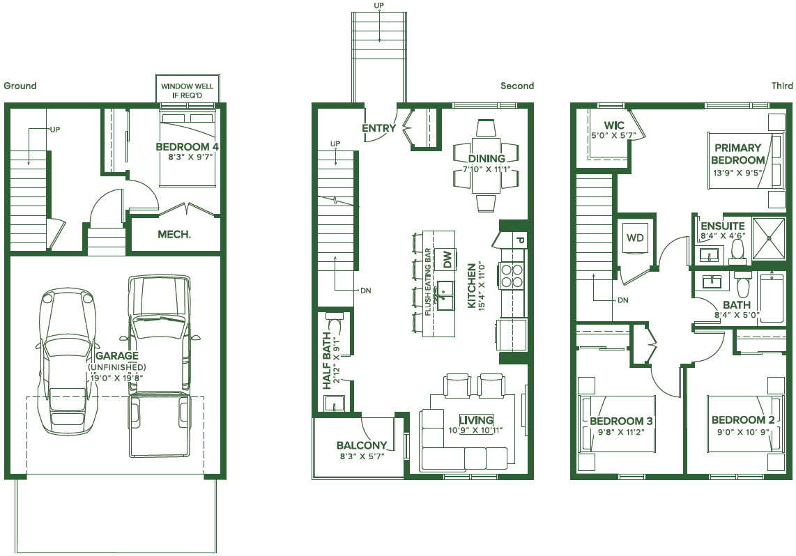 The Grove Townhome - Wildflower, Airdrie