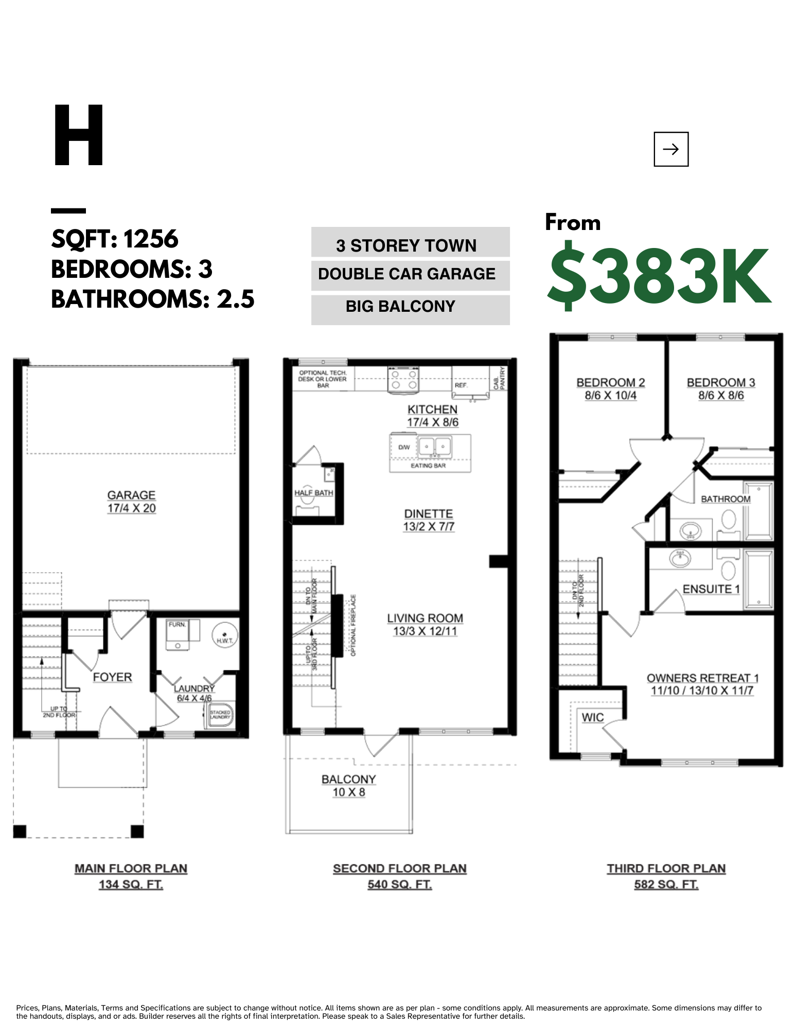 Low Fee Townhome - West Secord, Edmonton